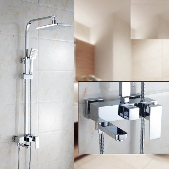 21132 chrome shower set ,stock